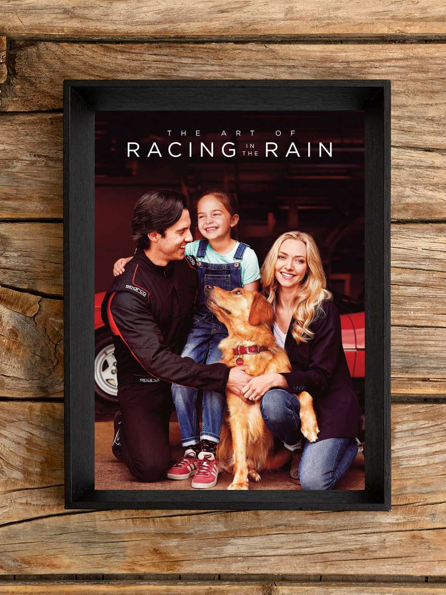 Enzo: Yağmurda Yarış Sanatı - The Art of Racing in the Rain Film Tablo Siyah Çerçeveli Film Poster Afiş Tablo