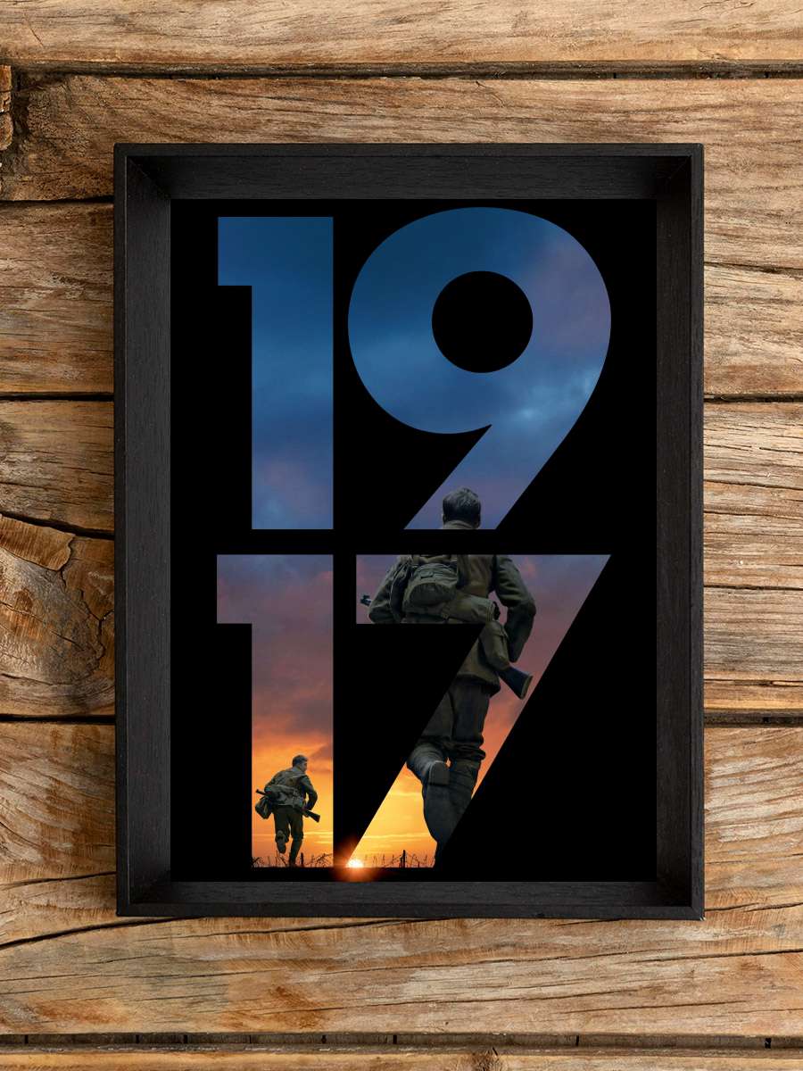 1917 Film Tablo Siyah Çerçeveli Film Poster Afiş Tablo