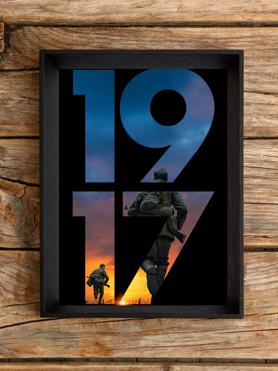 1917 Film Tablo Siyah Çerçeveli Film Poster Afiş Tablo