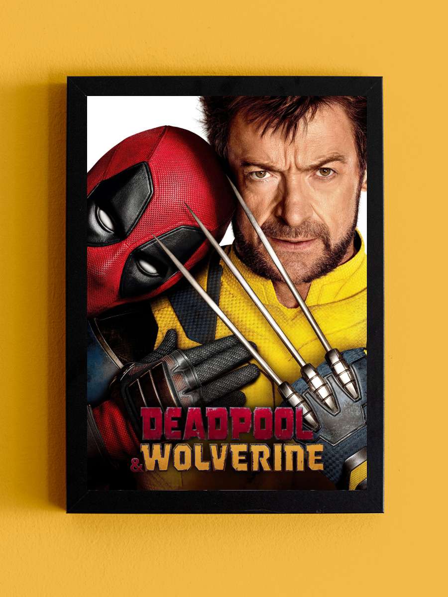 Deadpool & Wolverine Film Tablo Siyah Çerçeveli Film Poster Afiş Tablo