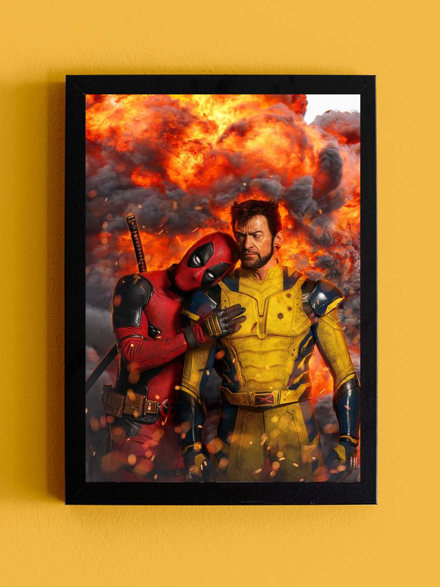 Deadpool & Wolverine Film Tablo Siyah Çerçeveli Film Poster Afiş Tablo