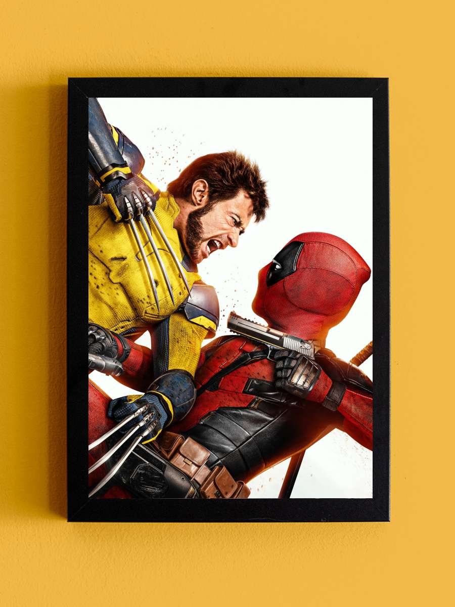 Deadpool & Wolverine Film Tablo Siyah Çerçeveli Film Poster Afiş Tablo