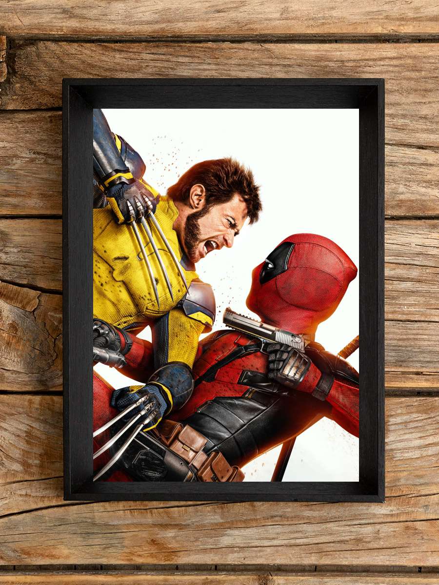 Deadpool & Wolverine Film Tablo Siyah Çerçeveli Film Poster Afiş Tablo