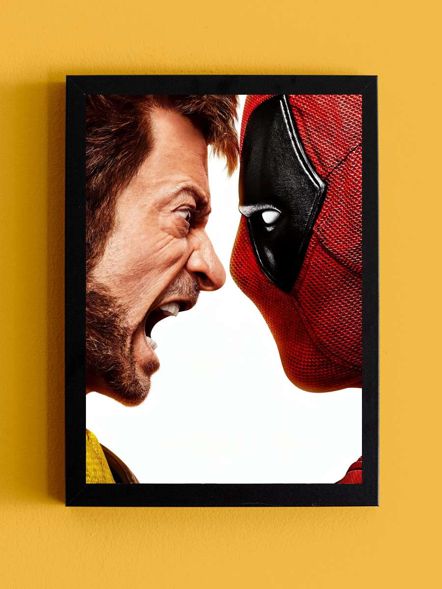 Deadpool & Wolverine Film Tablo Siyah Çerçeveli Film Poster Afiş Tablo