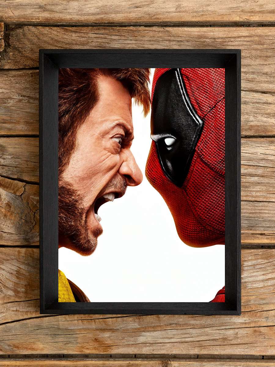 Deadpool & Wolverine Film Tablo Siyah Çerçeveli Film Poster Afiş Tablo