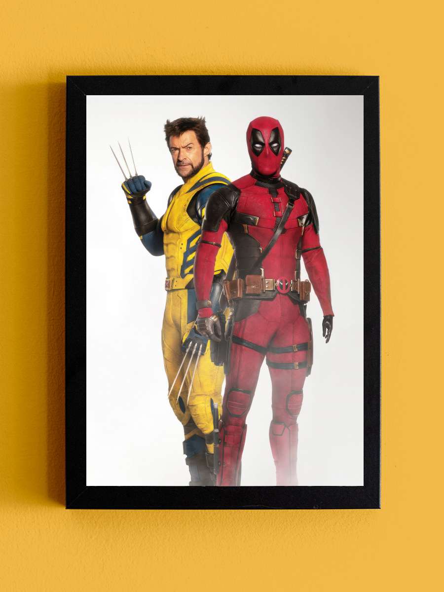 Deadpool & Wolverine Film Tablo Siyah Çerçeveli Film Poster Afiş Tablo