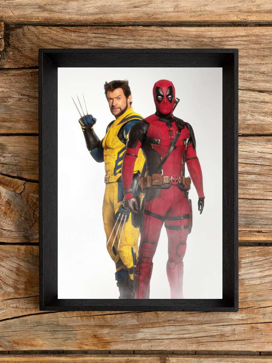 Deadpool & Wolverine Film Tablo Siyah Çerçeveli Film Poster Afiş Tablo