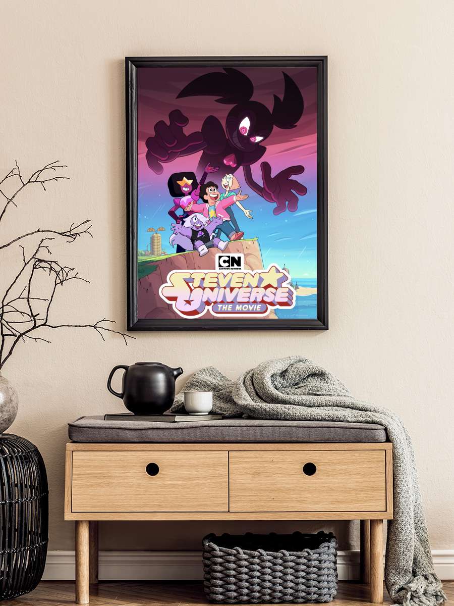 Steven Universe: Film - Steven Universe: The Movie Film Tablo Siyah Çerçeveli Film Poster Afiş Tablo