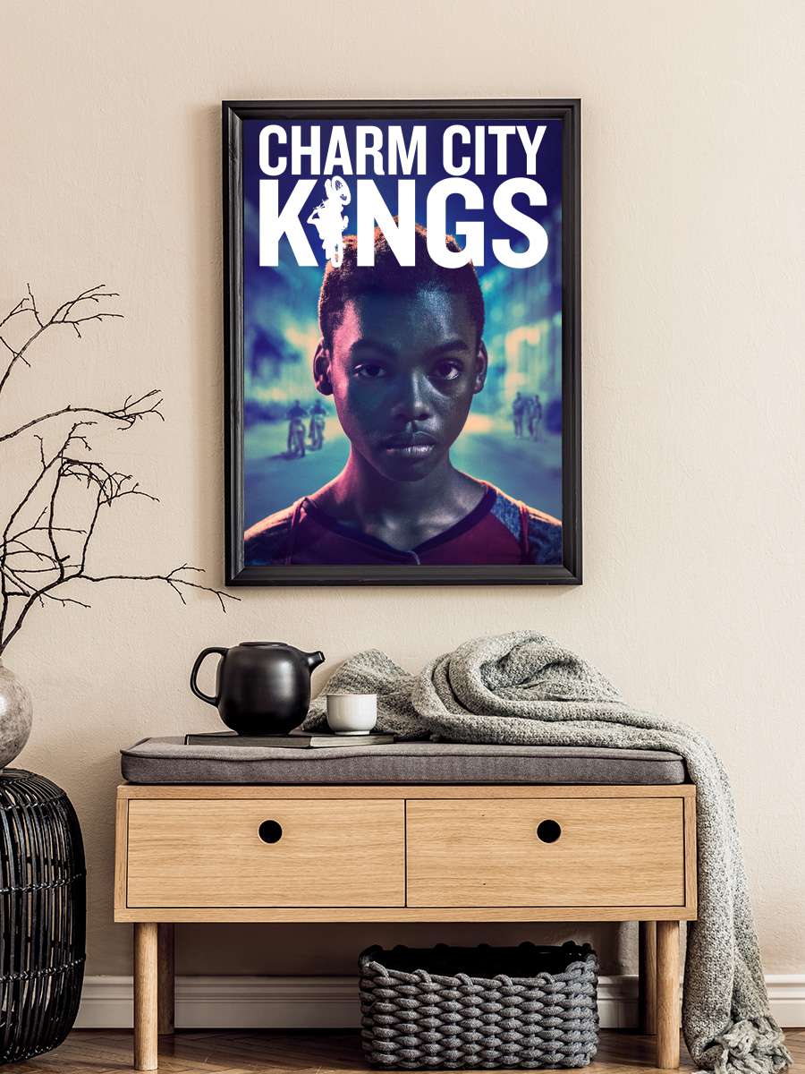 Charm City Kings Film Tablo Siyah Çerçeveli Film Poster Afiş Tablo