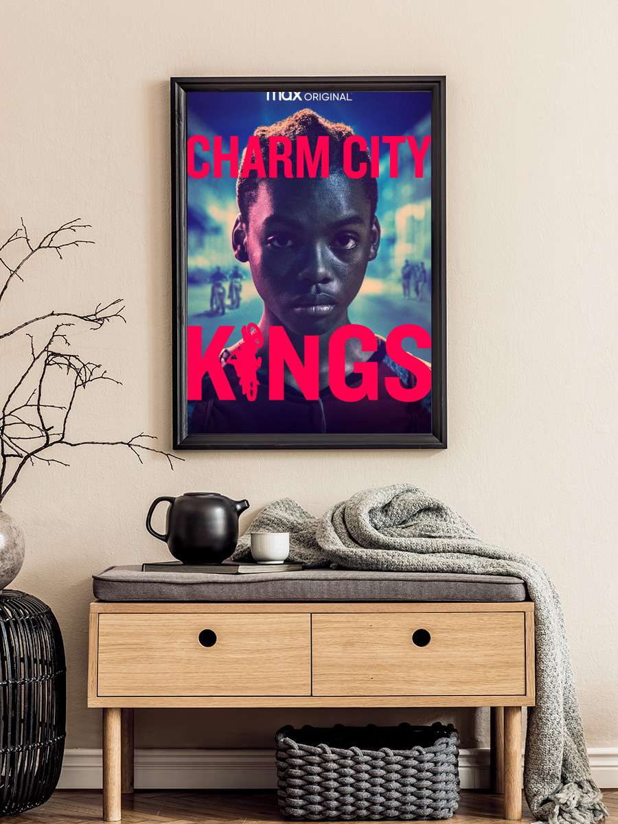 Charm City Kings Film Tablo Siyah Çerçeveli Film Poster Afiş Tablo