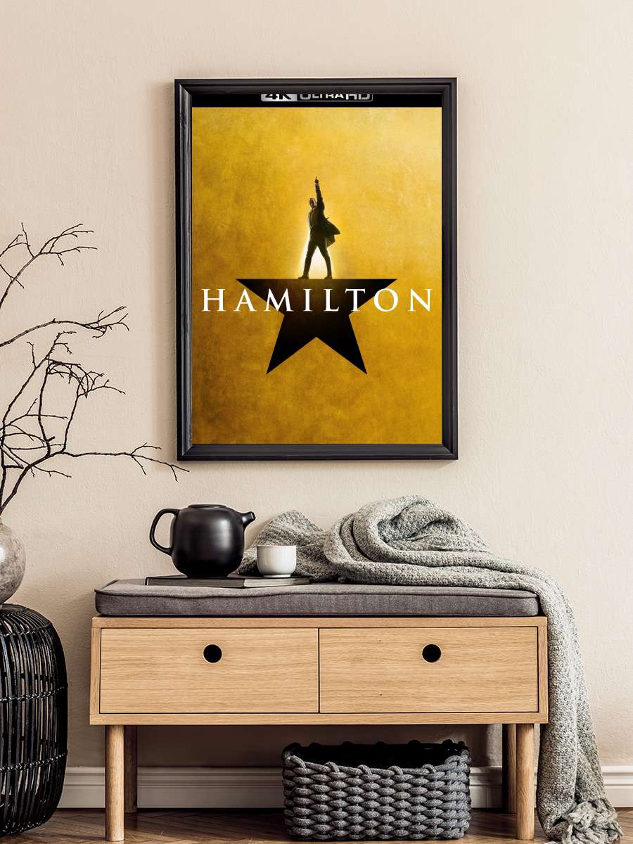 Hamilton Film Tablo Siyah Çerçeveli Film Poster Afiş Tablo