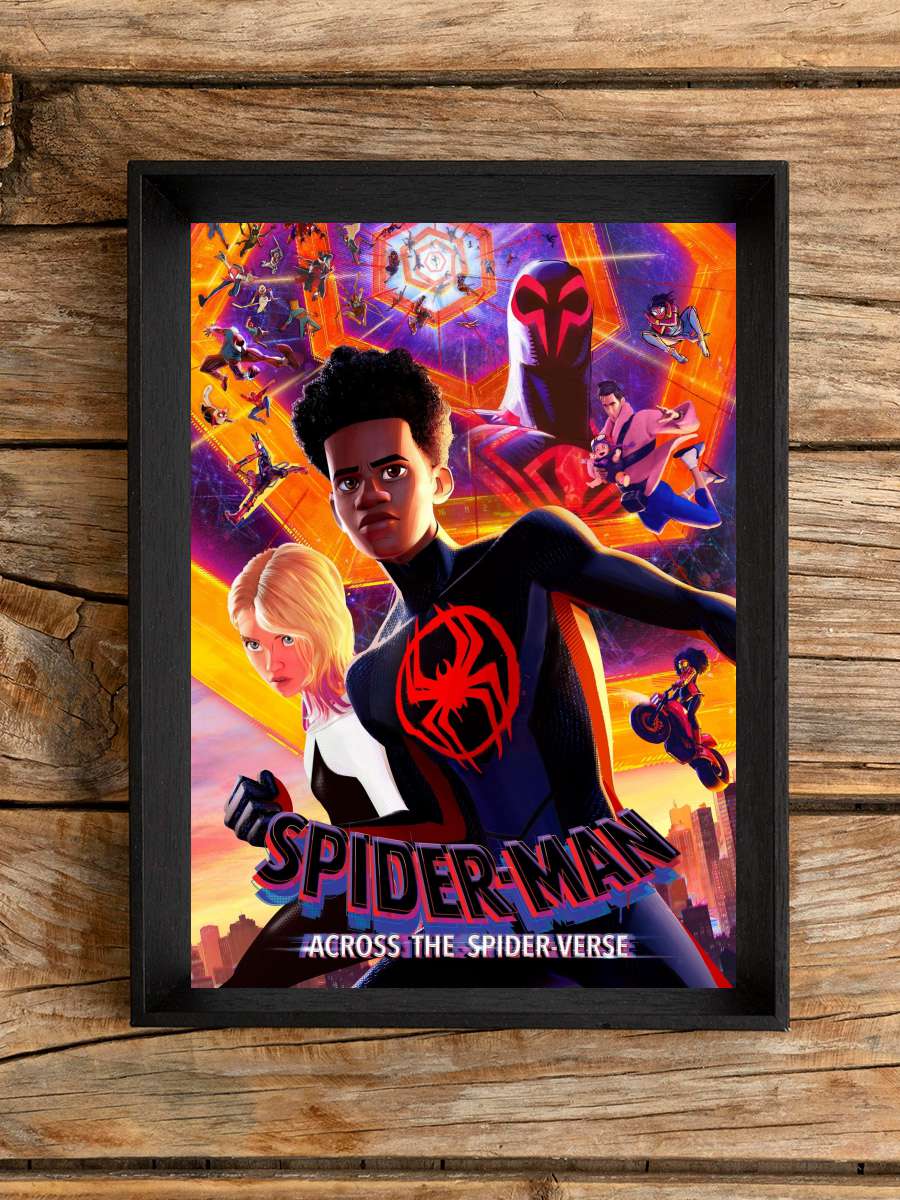 Örümcek-Adam: Örümcek-Evrenine Geçiş - Spider-Man: Across the Spider-Verse Film Tablo Siyah Çerçeveli Film Poster Afiş Tablo