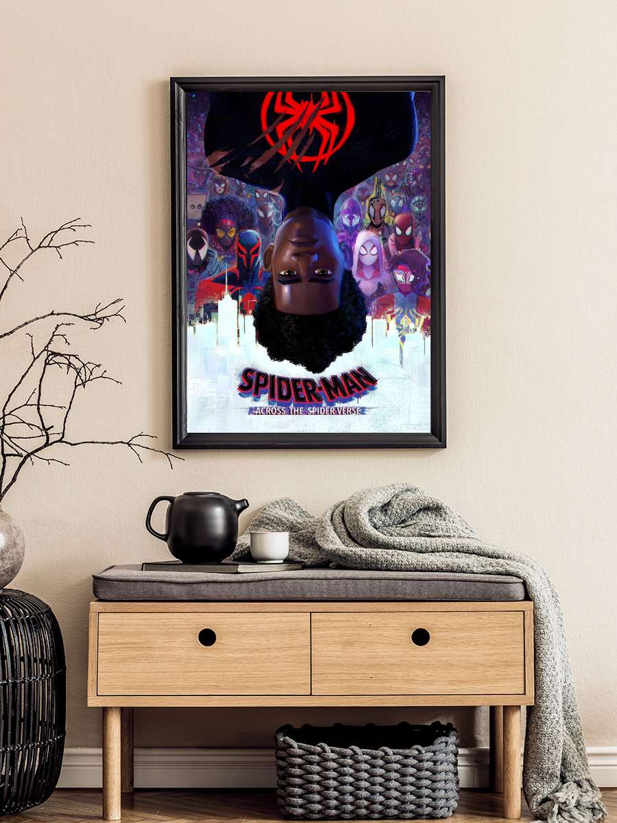 Örümcek-Adam: Örümcek-Evrenine Geçiş - Spider-Man: Across the Spider-Verse Film Tablo Siyah Çerçeveli Film Poster Afiş Tablo