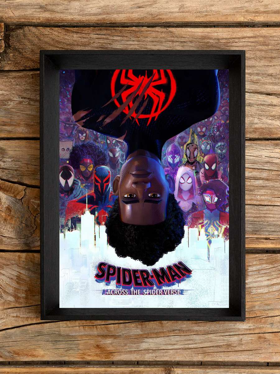 Örümcek-Adam: Örümcek-Evrenine Geçiş - Spider-Man: Across the Spider-Verse Film Tablo Siyah Çerçeveli Film Poster Afiş Tablo