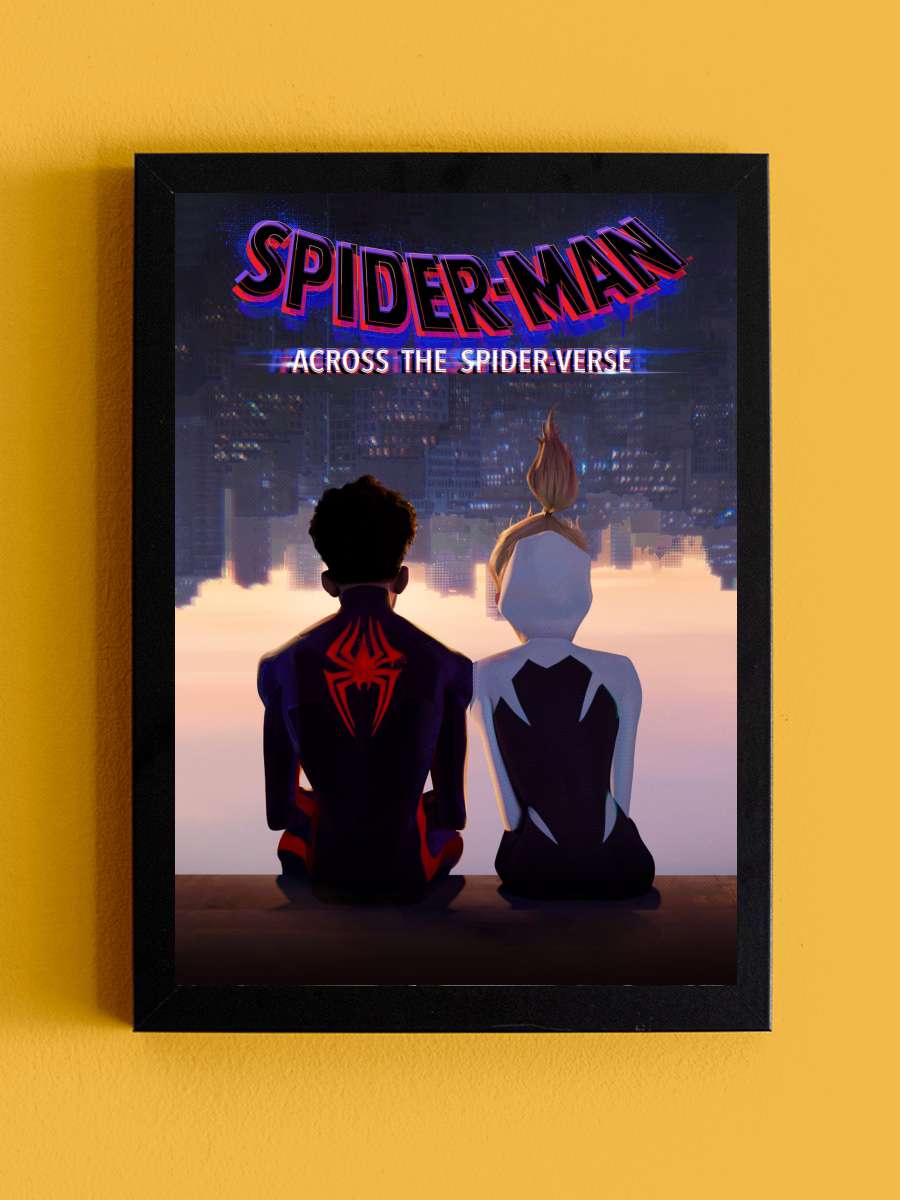 Örümcek-Adam: Örümcek-Evrenine Geçiş - Spider-Man: Across the Spider-Verse Film Tablo Siyah Çerçeveli Film Poster Afiş Tablo