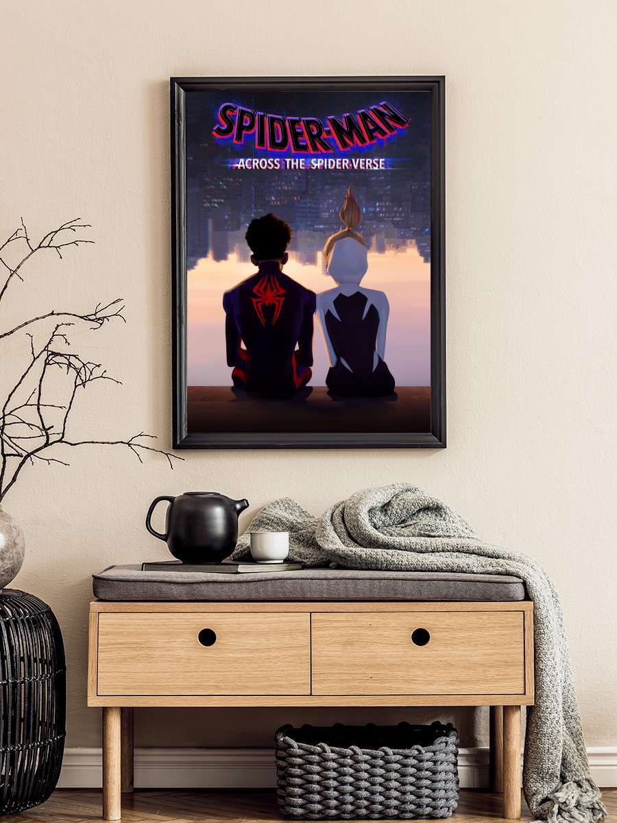 Örümcek-Adam: Örümcek-Evrenine Geçiş - Spider-Man: Across the Spider-Verse Film Tablo Siyah Çerçeveli Film Poster Afiş Tablo