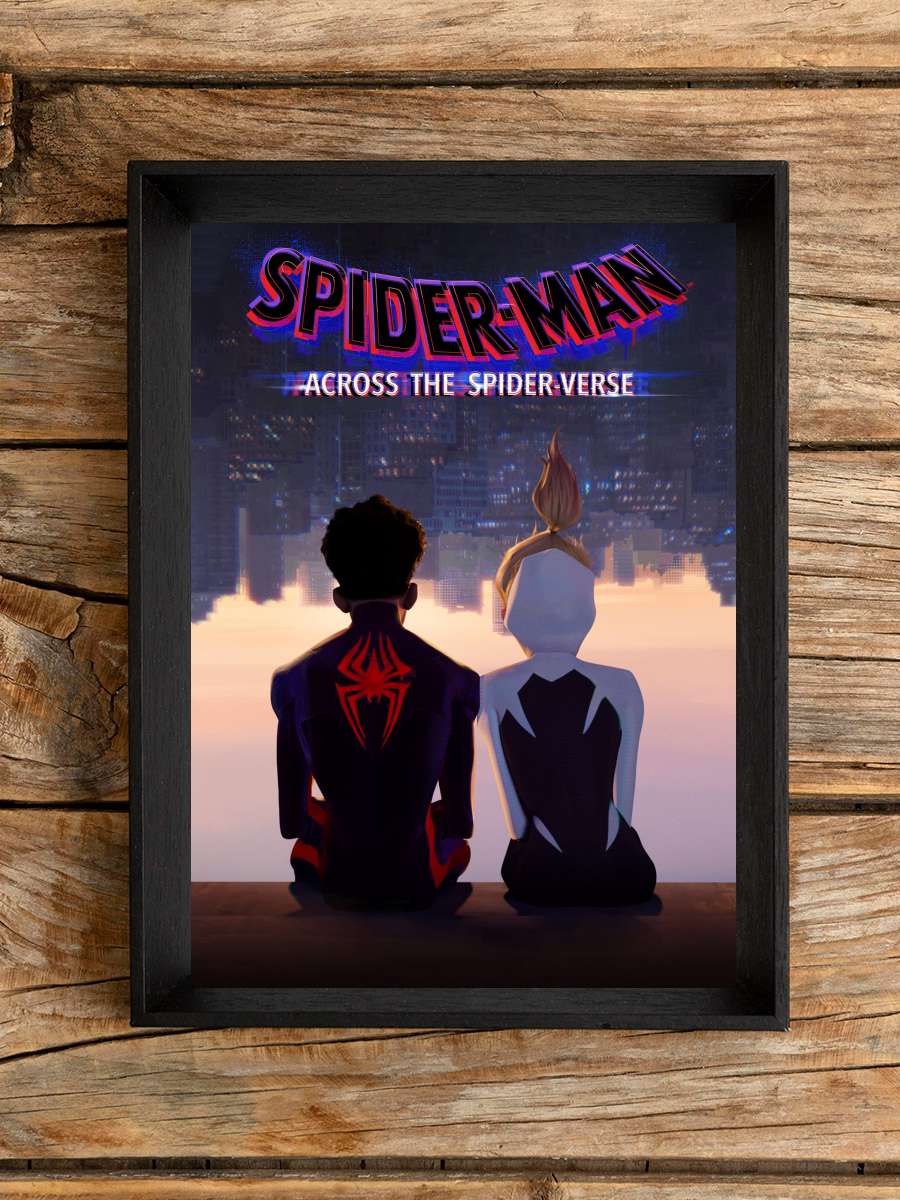 Örümcek-Adam: Örümcek-Evrenine Geçiş - Spider-Man: Across the Spider-Verse Film Tablo Siyah Çerçeveli Film Poster Afiş Tablo