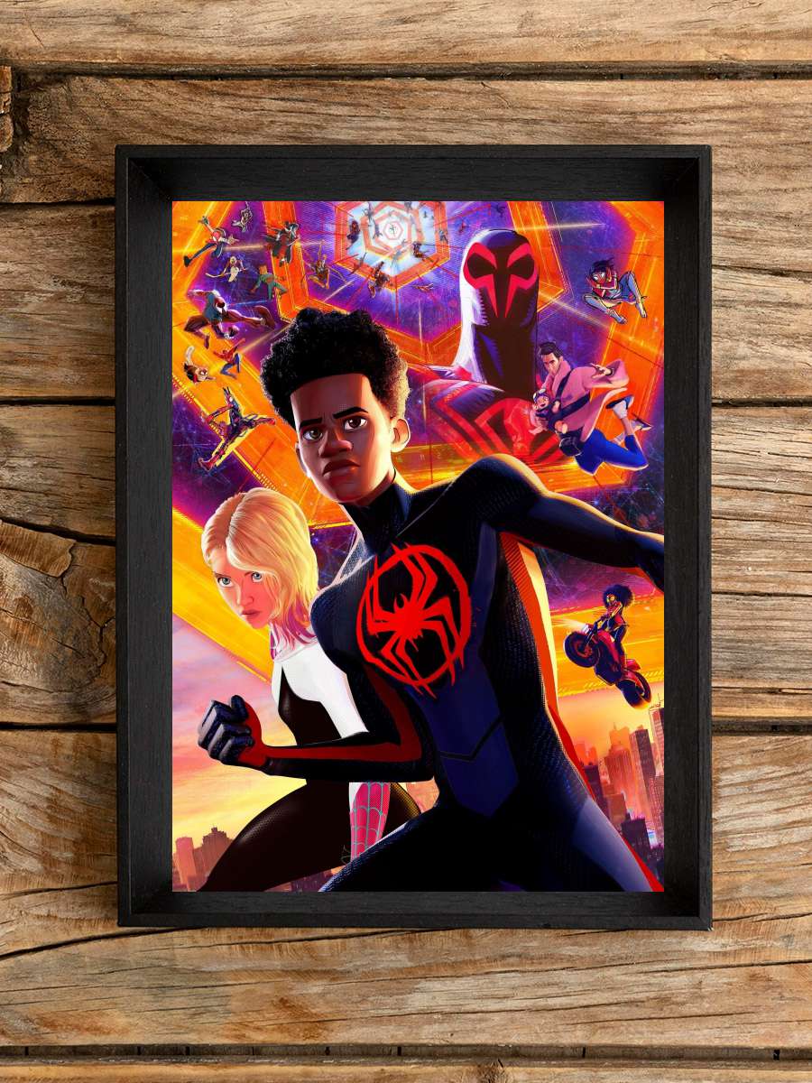 Örümcek-Adam: Örümcek-Evrenine Geçiş - Spider-Man: Across the Spider-Verse Film Tablo Siyah Çerçeveli Film Poster Afiş Tablo