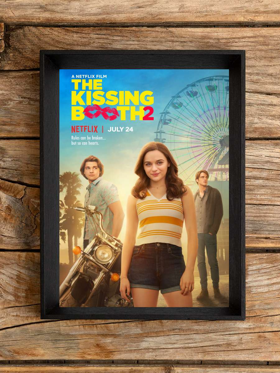 Delidolu 2 - The Kissing Booth 2 Film Tablo Siyah Çerçeveli Film Poster Afiş Tablo