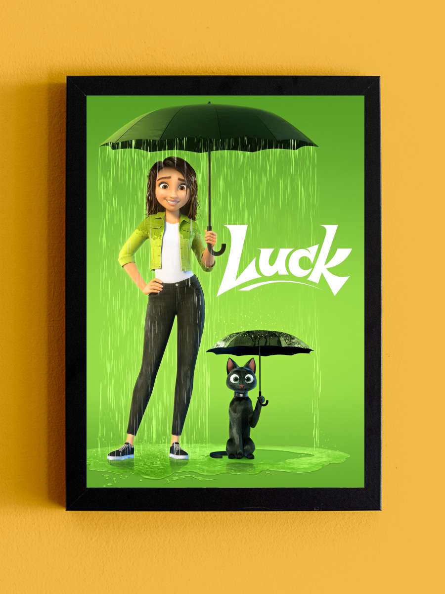 Luck Film Tablo Siyah Çerçeveli Film Poster Afiş Tablo