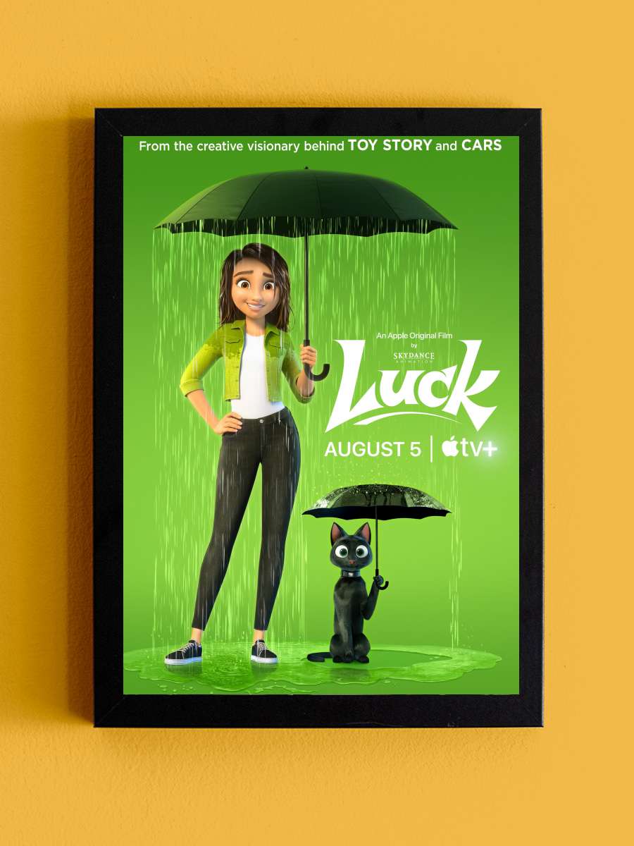 Luck Film Tablo Siyah Çerçeveli Film Poster Afiş Tablo