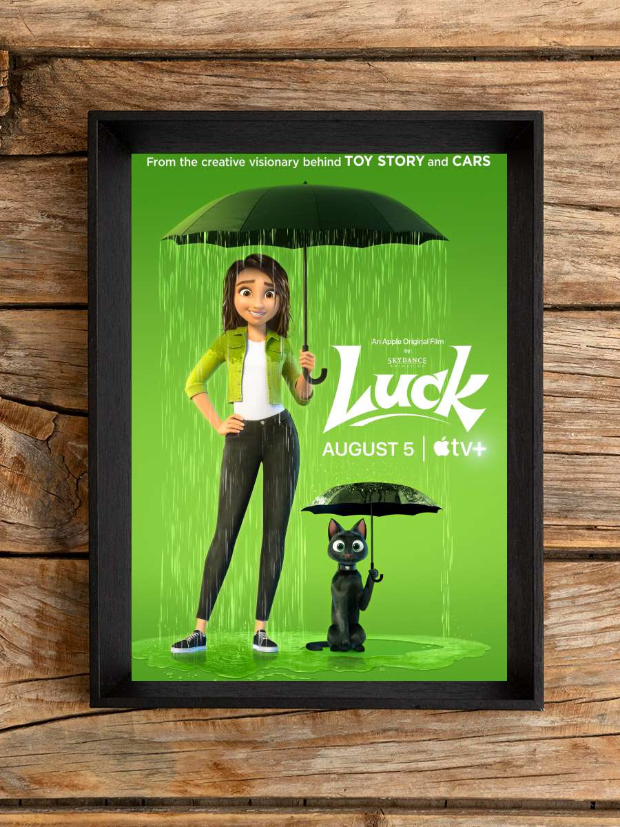 Luck Film Tablo Siyah Çerçeveli Film Poster Afiş Tablo