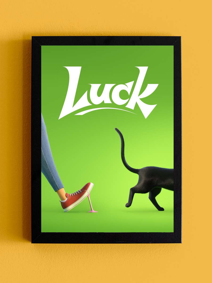 Luck Film Tablo Siyah Çerçeveli Film Poster Afiş Tablo