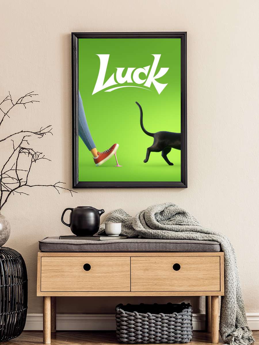 Luck Film Tablo Siyah Çerçeveli Film Poster Afiş Tablo