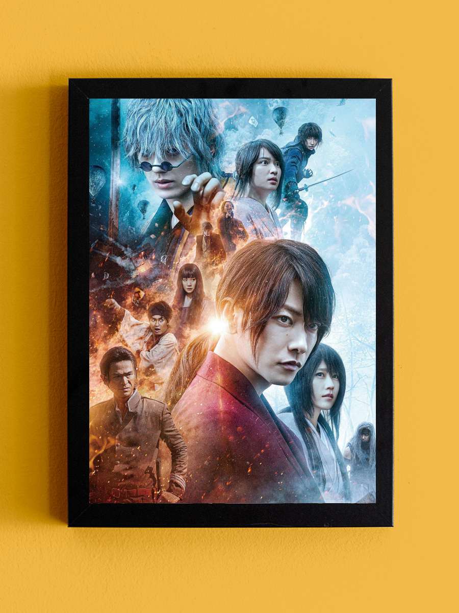 Rurouni Kenshin: Final - るろうに剣心 最終章 The Final Film Tablo Siyah Çerçeveli Film Poster Afiş Tablo