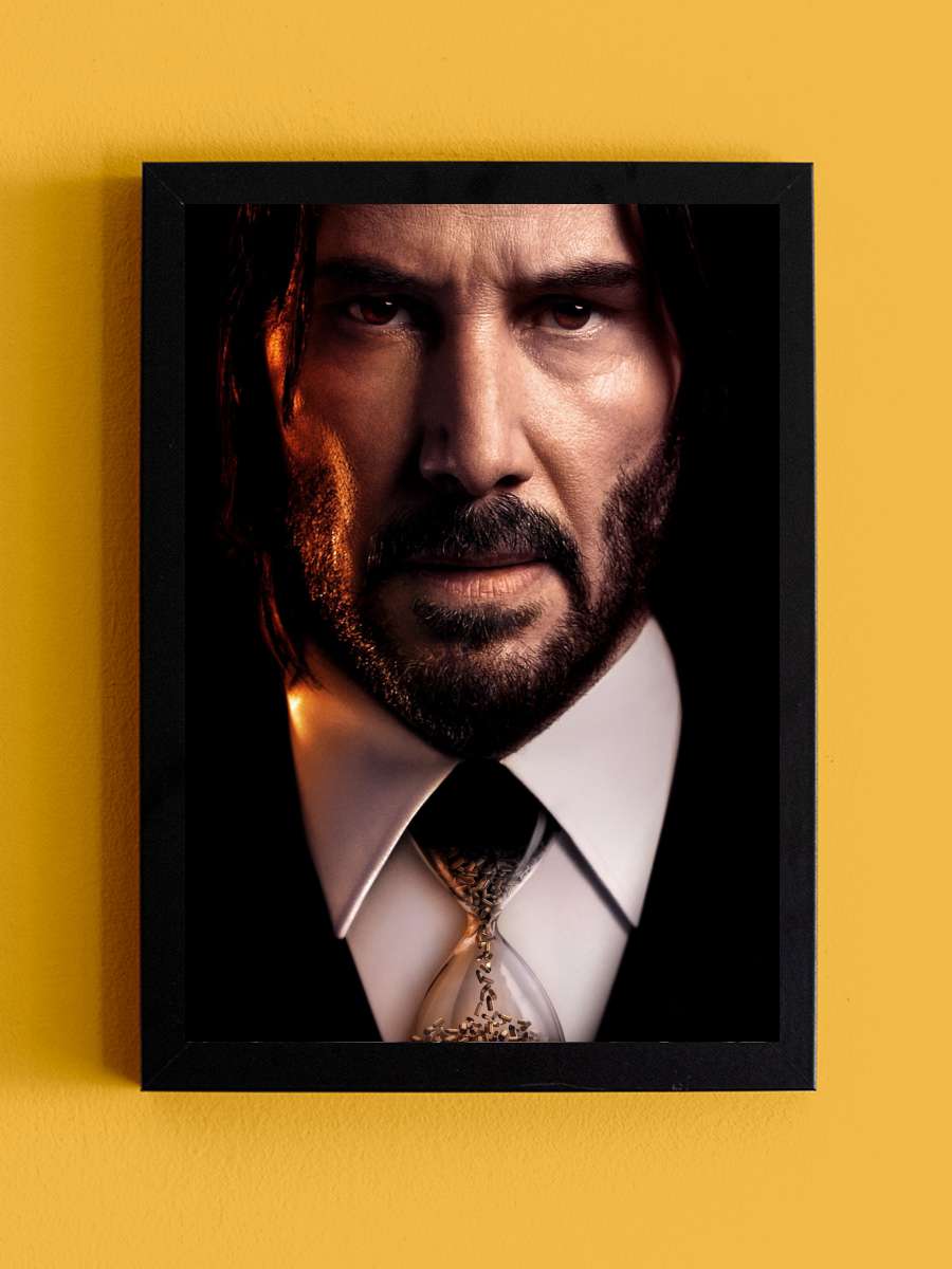 John Wick 4 - John Wick: Chapter 4 Film Tablo Siyah Çerçeveli Film Poster Afiş Tablo