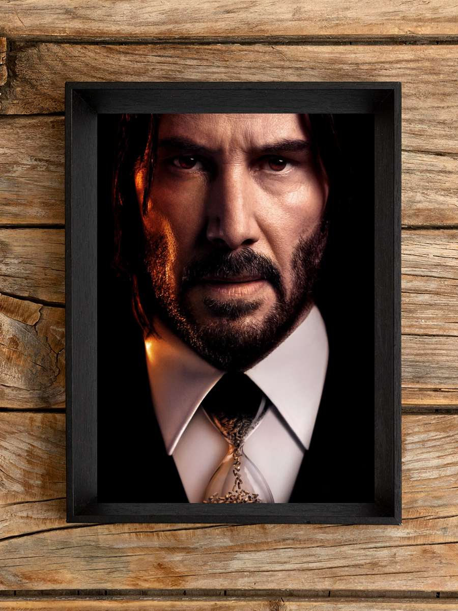 John Wick 4 - John Wick: Chapter 4 Film Tablo Siyah Çerçeveli Film Poster Afiş Tablo