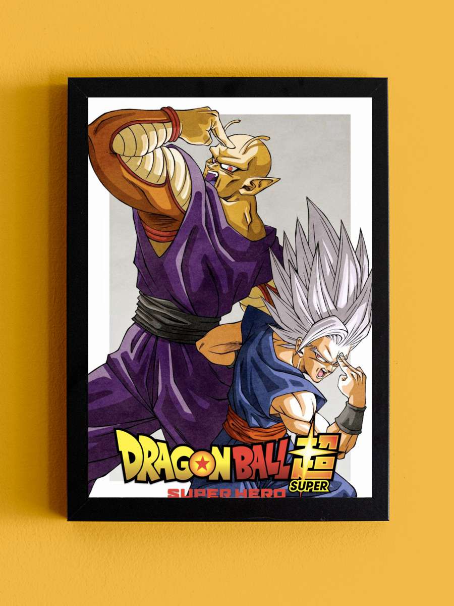 Dragon Ball Super: Super Hero - ドラゴンボール超 スーパーヒーロー Film Tablo Siyah Çerçeveli Film Poster Afiş Tablo