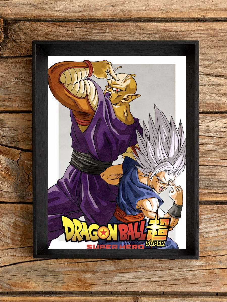 Dragon Ball Super: Super Hero - ドラゴンボール超 スーパーヒーロー Film Tablo Siyah Çerçeveli Film Poster Afiş Tablo