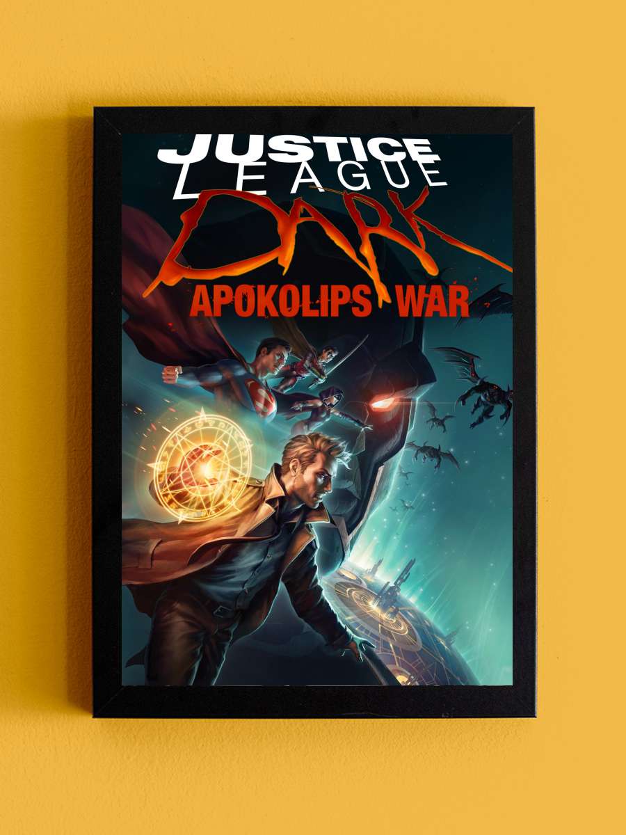 Adalet Birliği : Apokolips Savaşı - Justice League Dark: Apokolips War Film Tablo Siyah Çerçeveli Film Poster Afiş Tablo