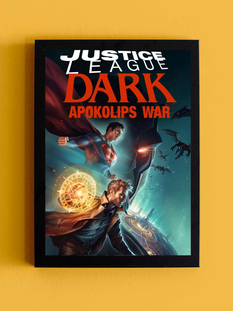 Adalet Birliği : Apokolips Savaşı - Justice League Dark: Apokolips War Film Tablo Siyah Çerçeveli Film Poster Afiş Tablo