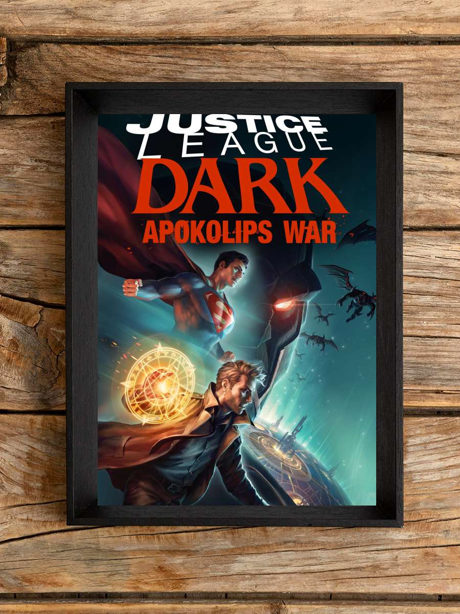 Adalet Birliği : Apokolips Savaşı - Justice League Dark: Apokolips War Film Tablo Siyah Çerçeveli Film Poster Afiş Tablo