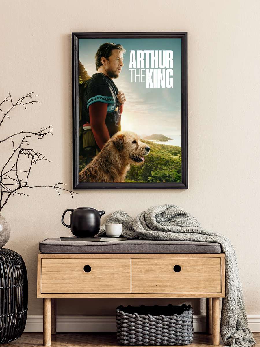 Arthur the King Film Tablo Siyah Çerçeveli Film Poster Afiş Tablo