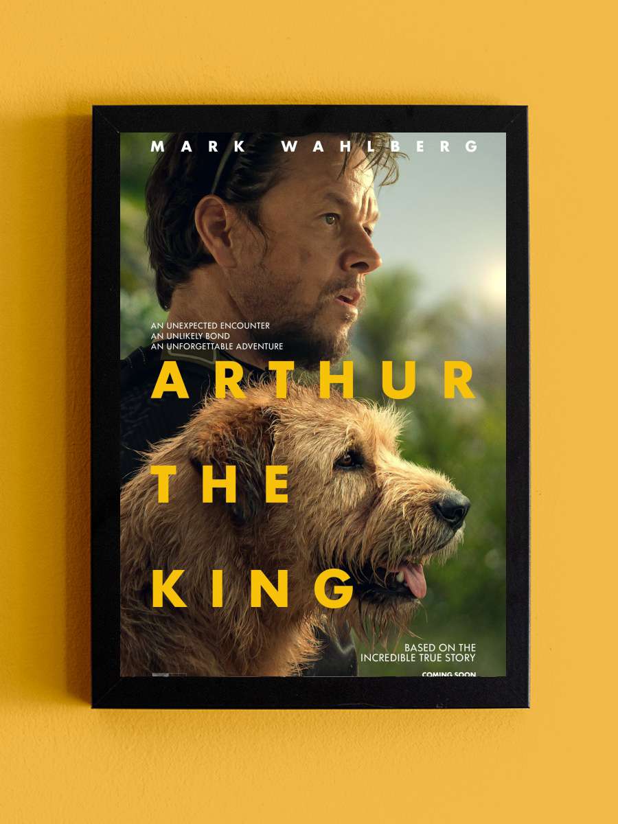 Arthur the King Film Tablo Siyah Çerçeveli Film Poster Afiş Tablo