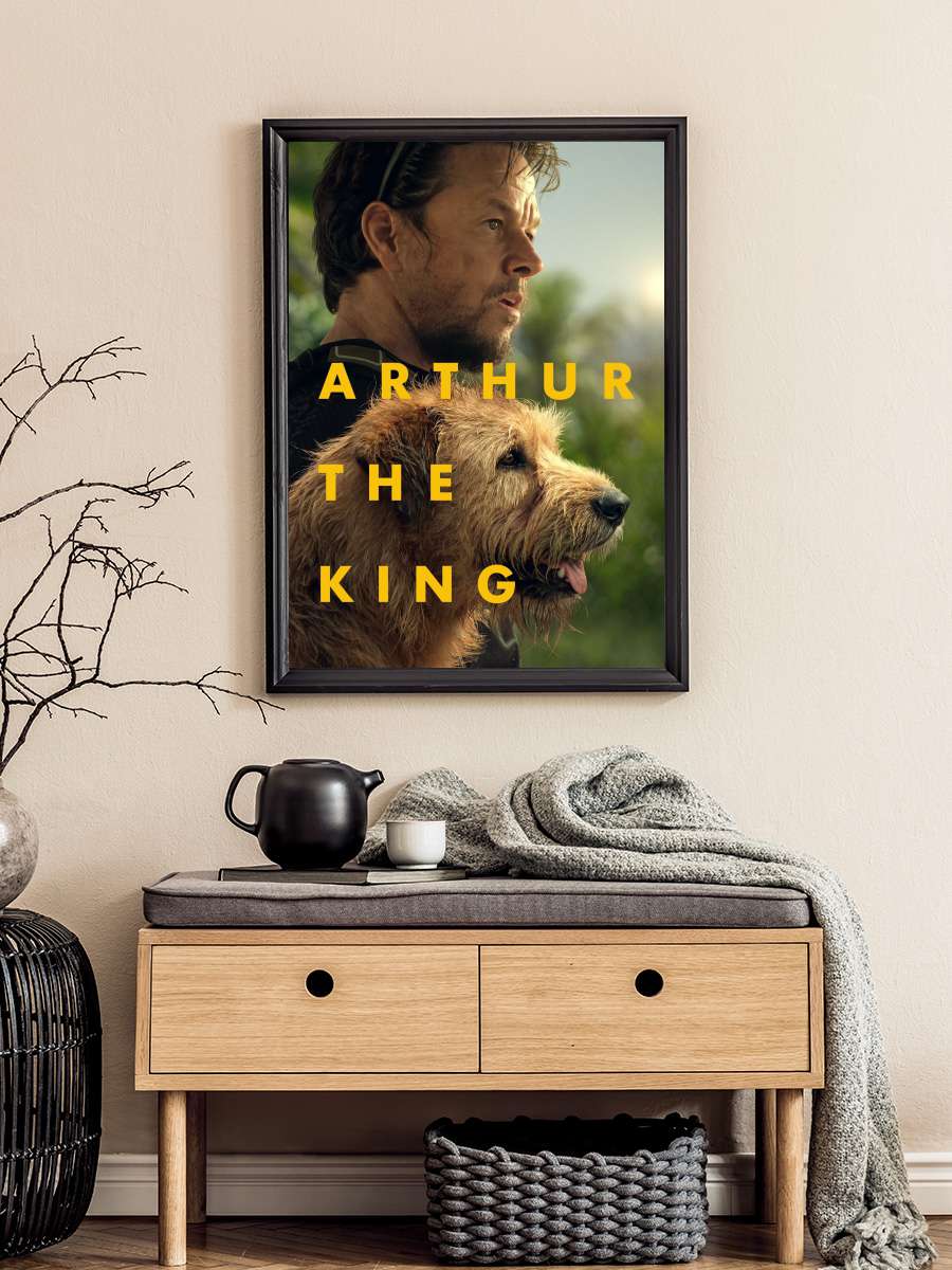 Arthur the King Film Tablo Siyah Çerçeveli Film Poster Afiş Tablo