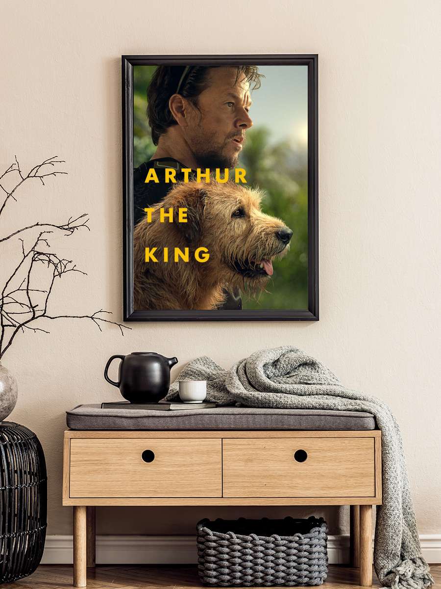 Arthur the King Film Tablo Siyah Çerçeveli Film Poster Afiş Tablo