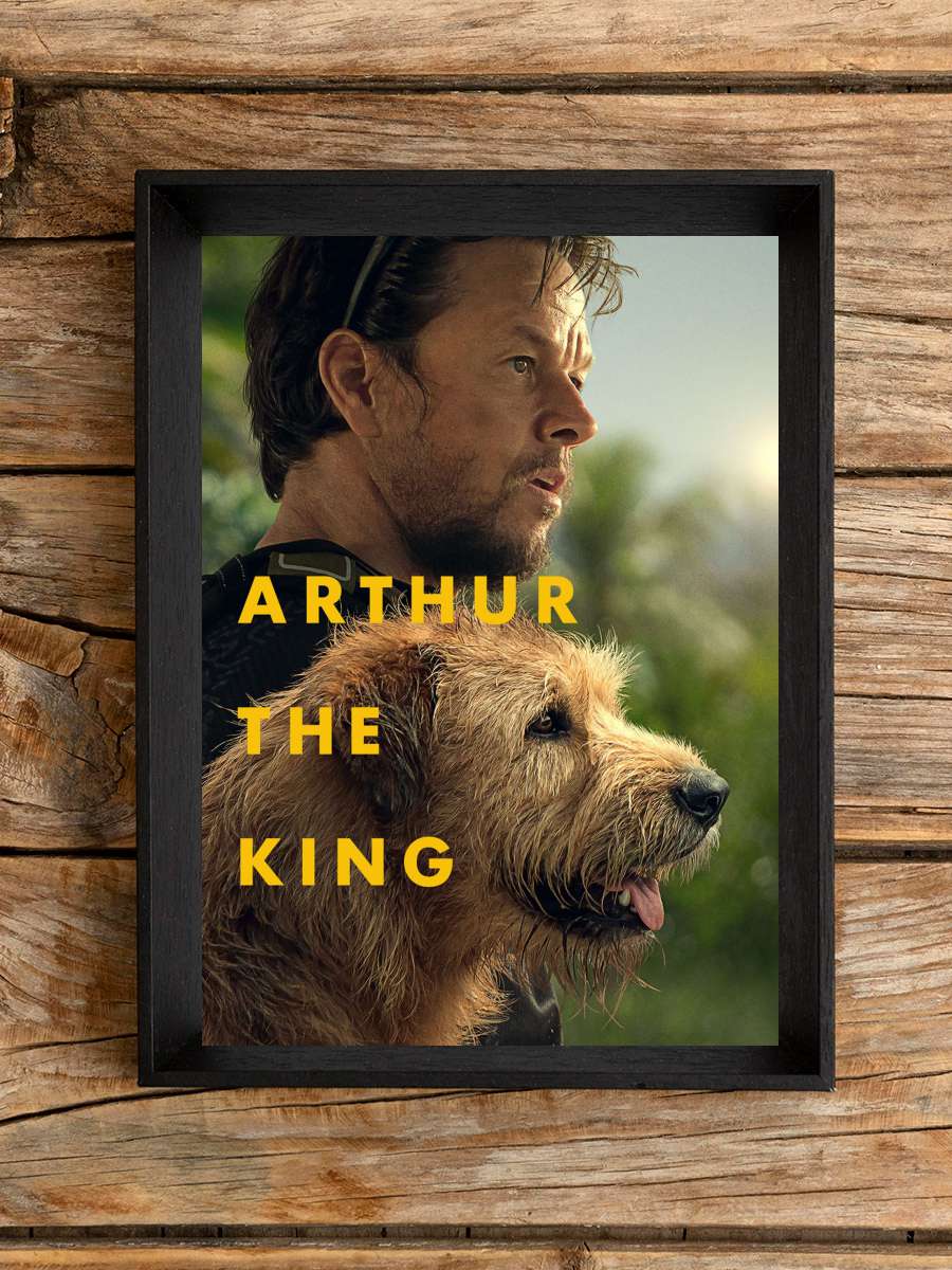 Arthur the King Film Tablo Siyah Çerçeveli Film Poster Afiş Tablo