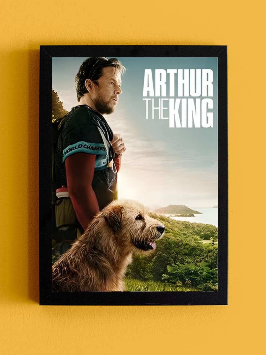 Arthur the King Film Tablo Siyah Çerçeveli Film Poster Afiş Tablo