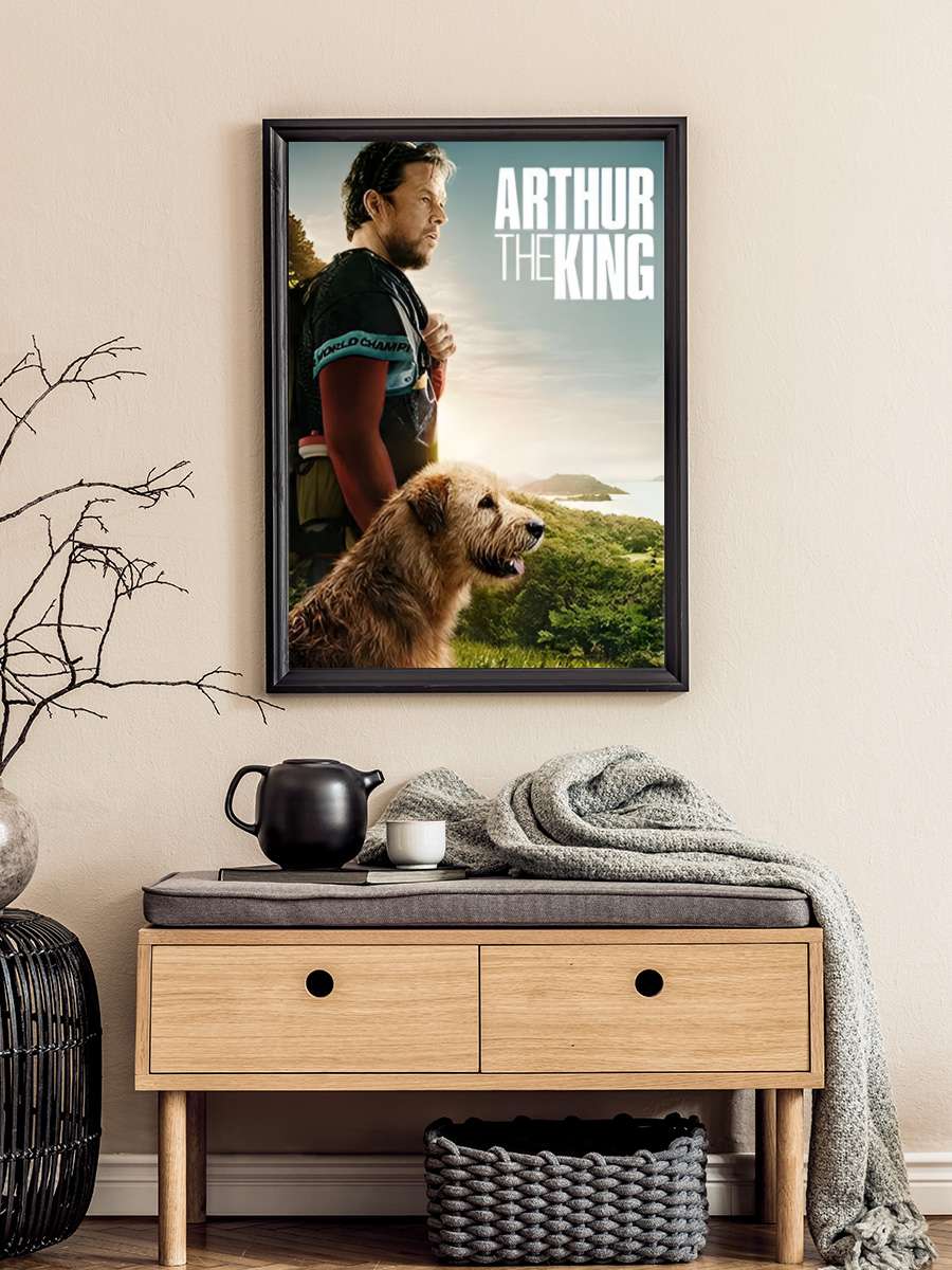 Arthur the King Film Tablo Siyah Çerçeveli Film Poster Afiş Tablo