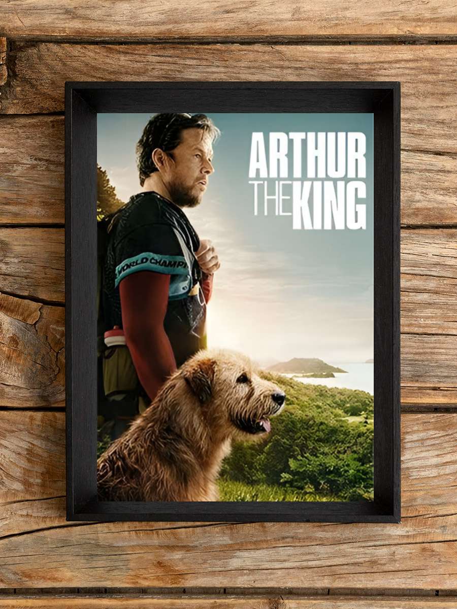 Arthur the King Film Tablo Siyah Çerçeveli Film Poster Afiş Tablo