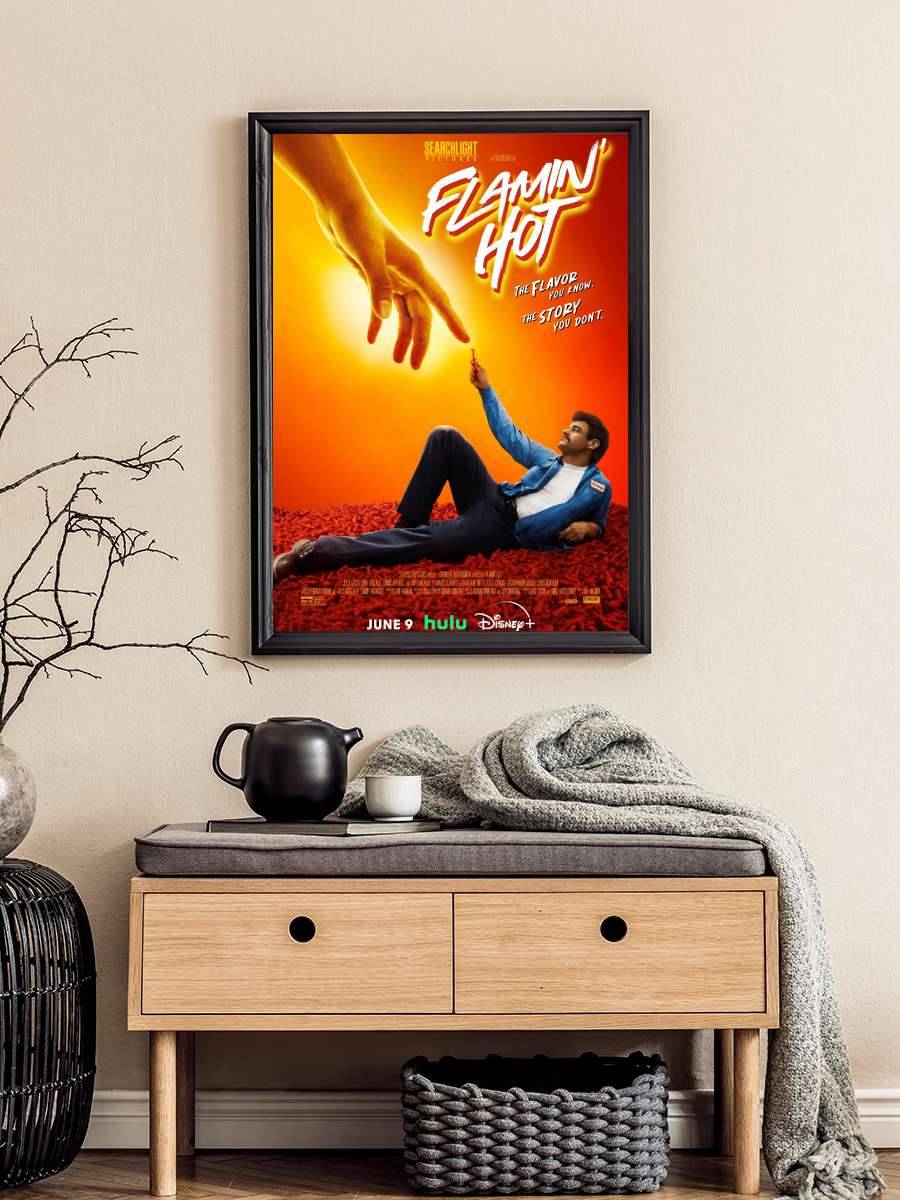 Flamin' Hot Film Tablo Siyah Çerçeveli Film Poster Afiş Tablo