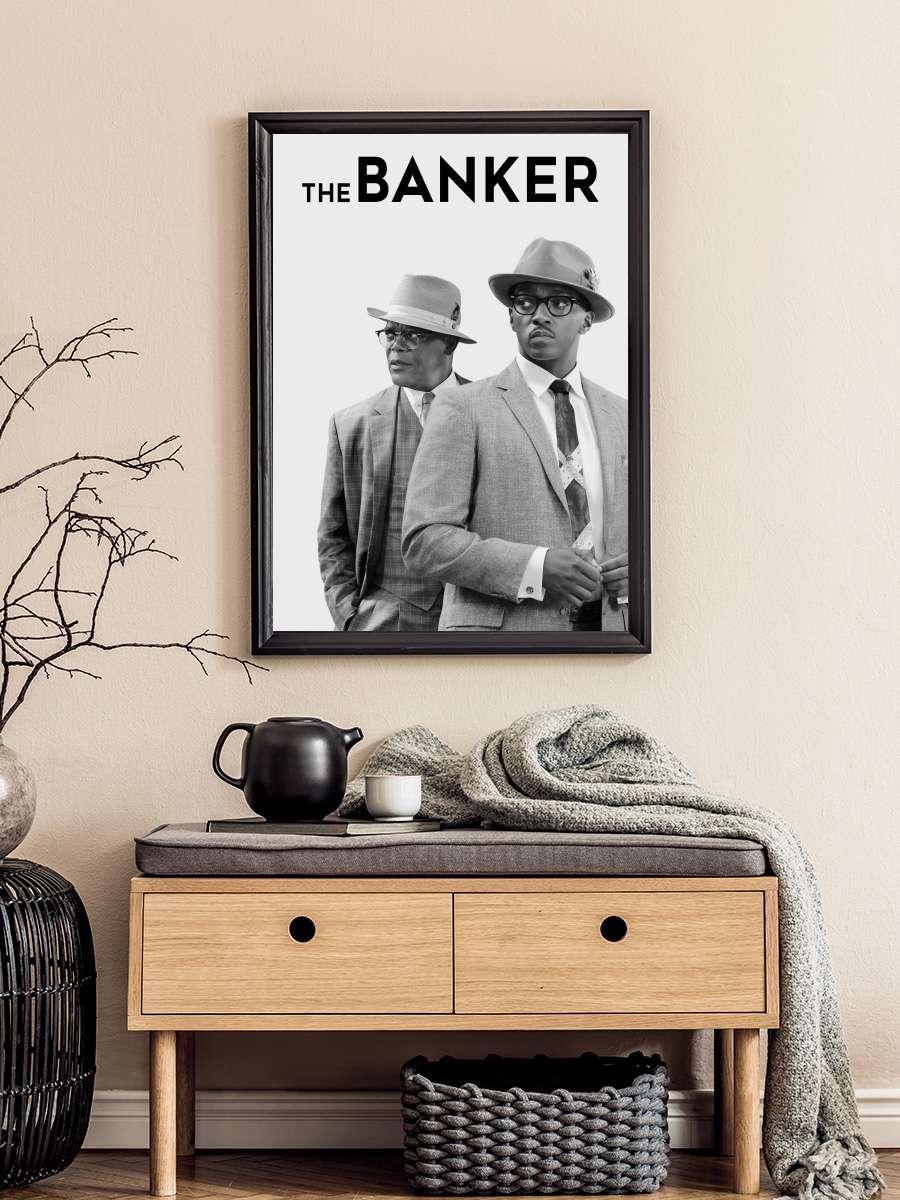 Banker - The Banker Film Tablo Siyah Çerçeveli Film Poster Afiş Tablo