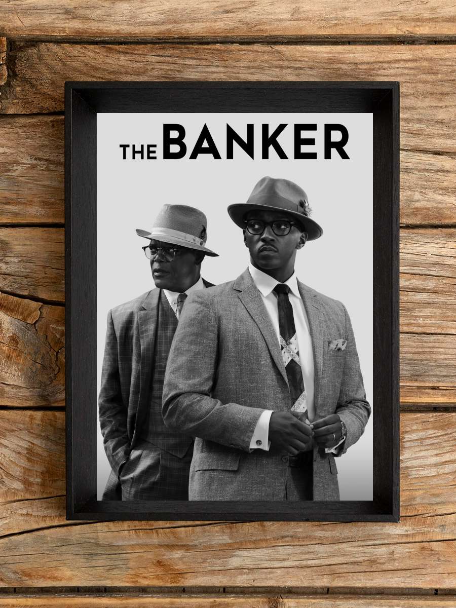 Banker - The Banker Film Tablo Siyah Çerçeveli Film Poster Afiş Tablo