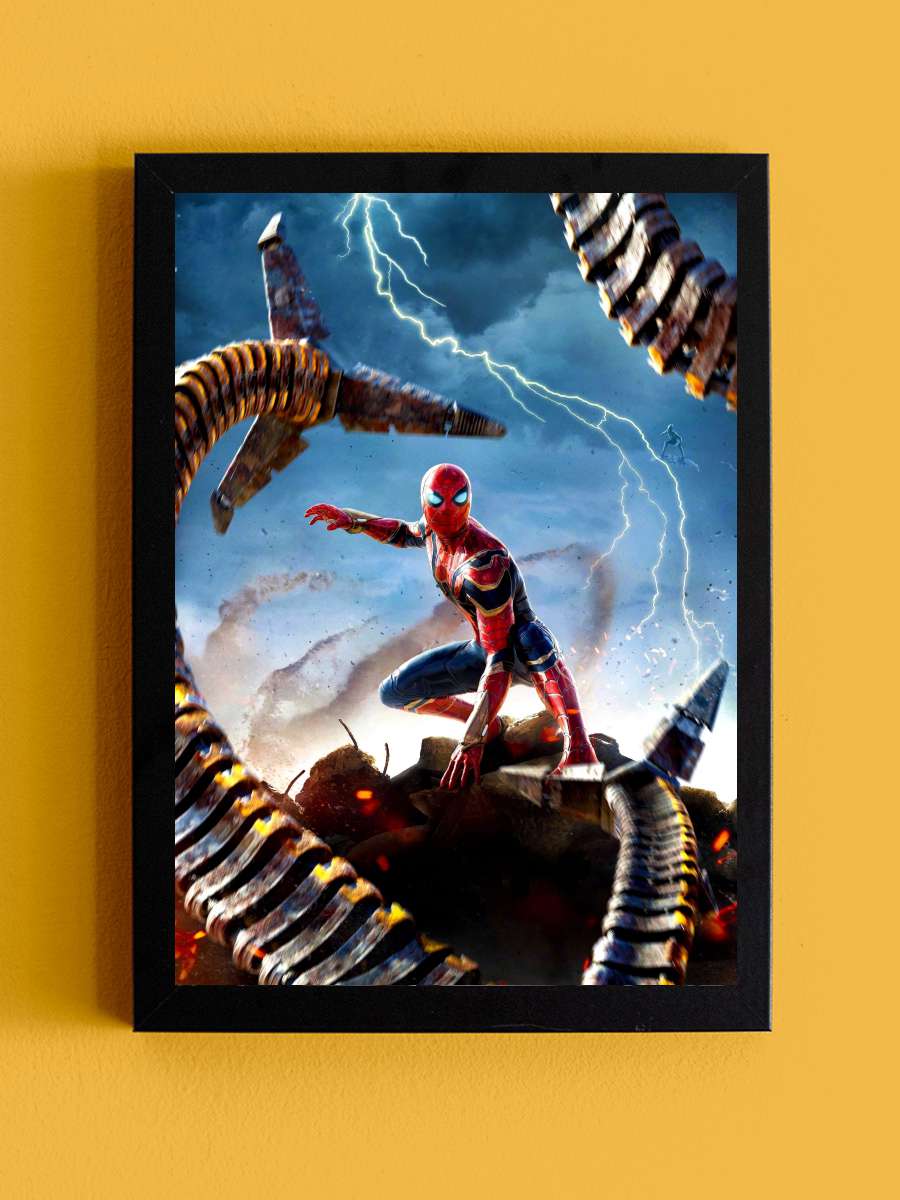 Örümcek-Adam: Eve Dönüş Yok - Spider-Man: No Way Home Film Tablo Siyah Çerçeveli Film Poster Afiş Tablo