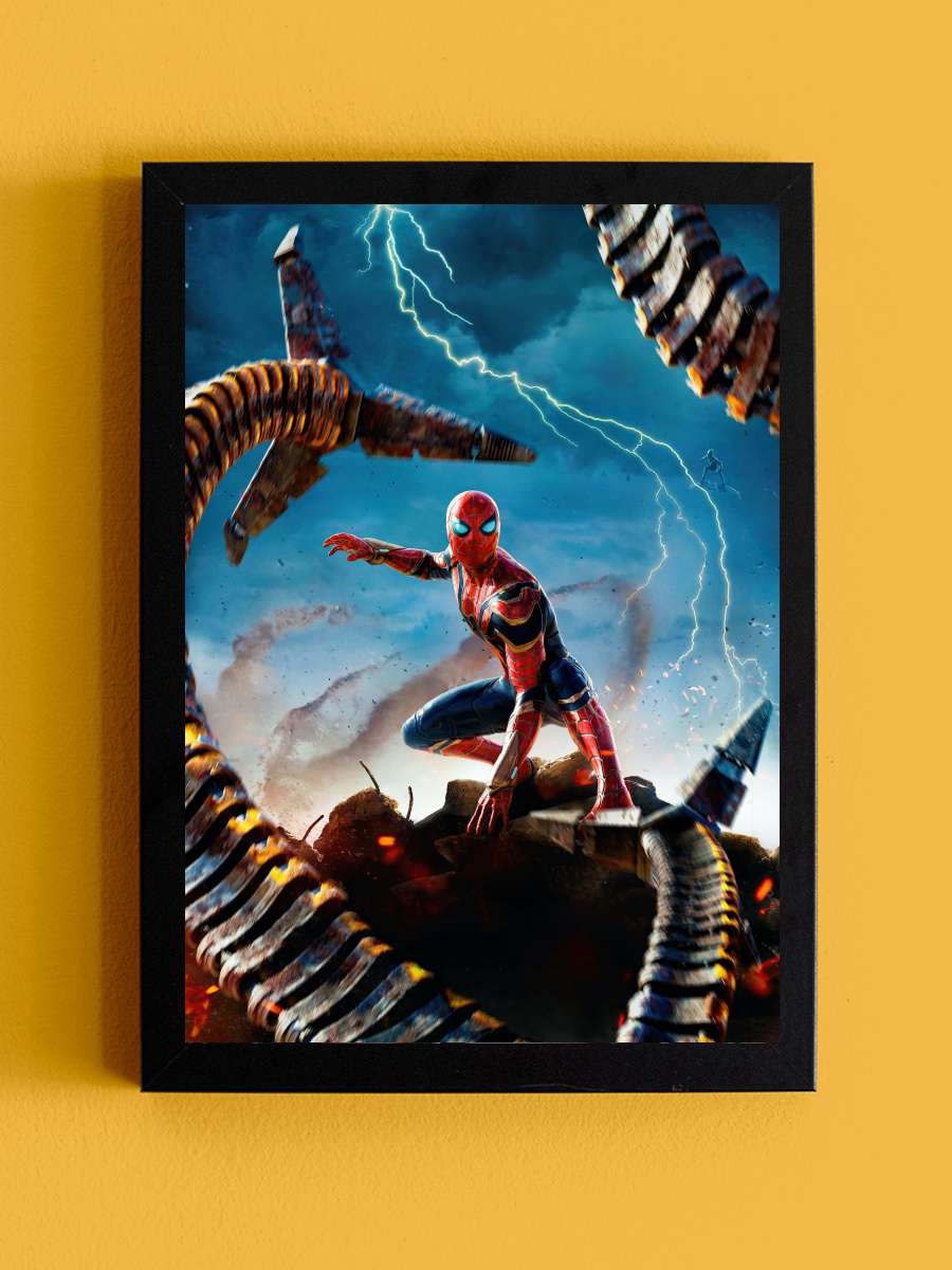 Örümcek-Adam: Eve Dönüş Yok - Spider-Man: No Way Home Film Tablo Siyah Çerçeveli Film Poster Afiş Tablo