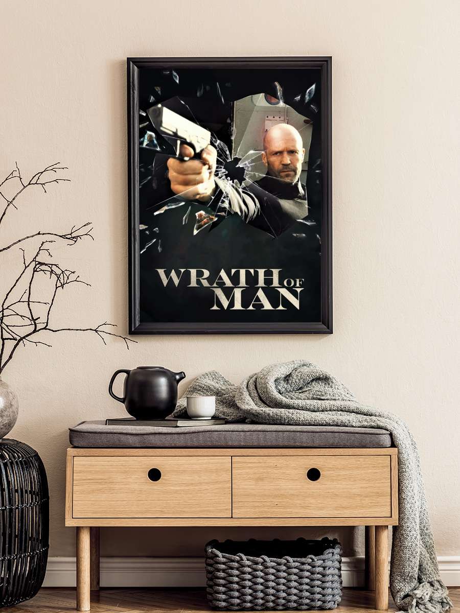 İntikam Vakti - Wrath of Man Film Tablo Siyah Çerçeveli Film Poster Afiş Tablo